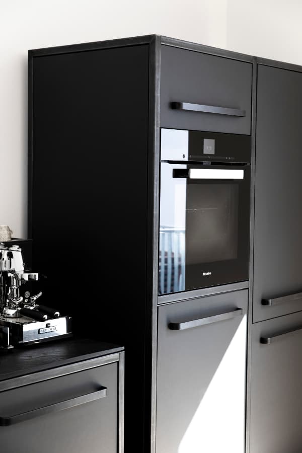 Modular kitchens tall cabinet with steel carcass