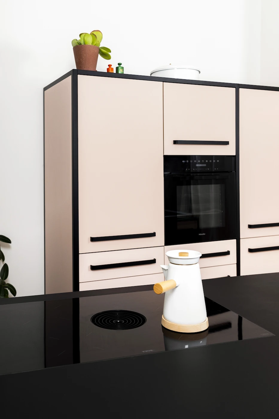 pink-keep-high-cabinet-with-oven